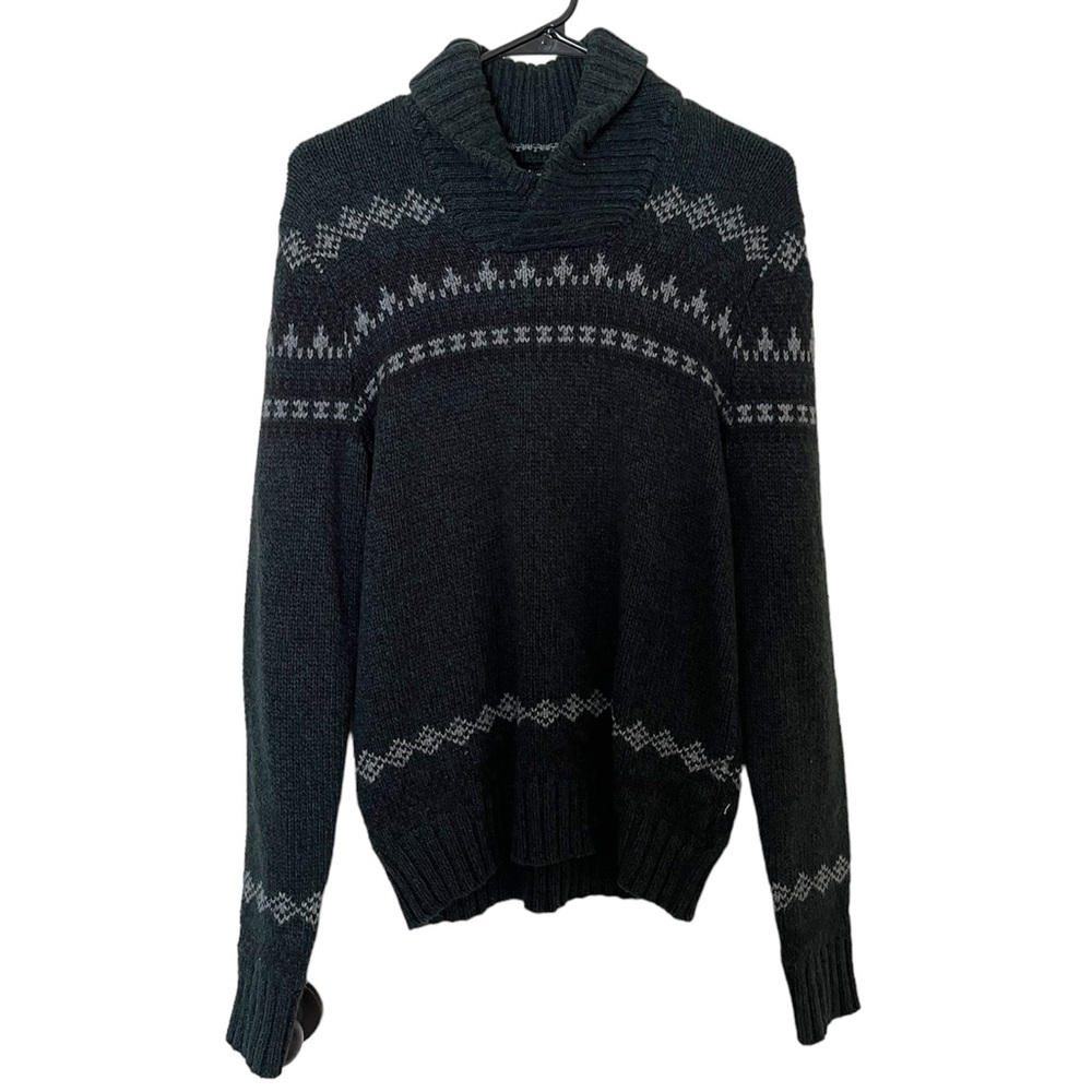American Eagle Dark Green Knit Sweater | Men’s SM Small | Fall & Winter sweater